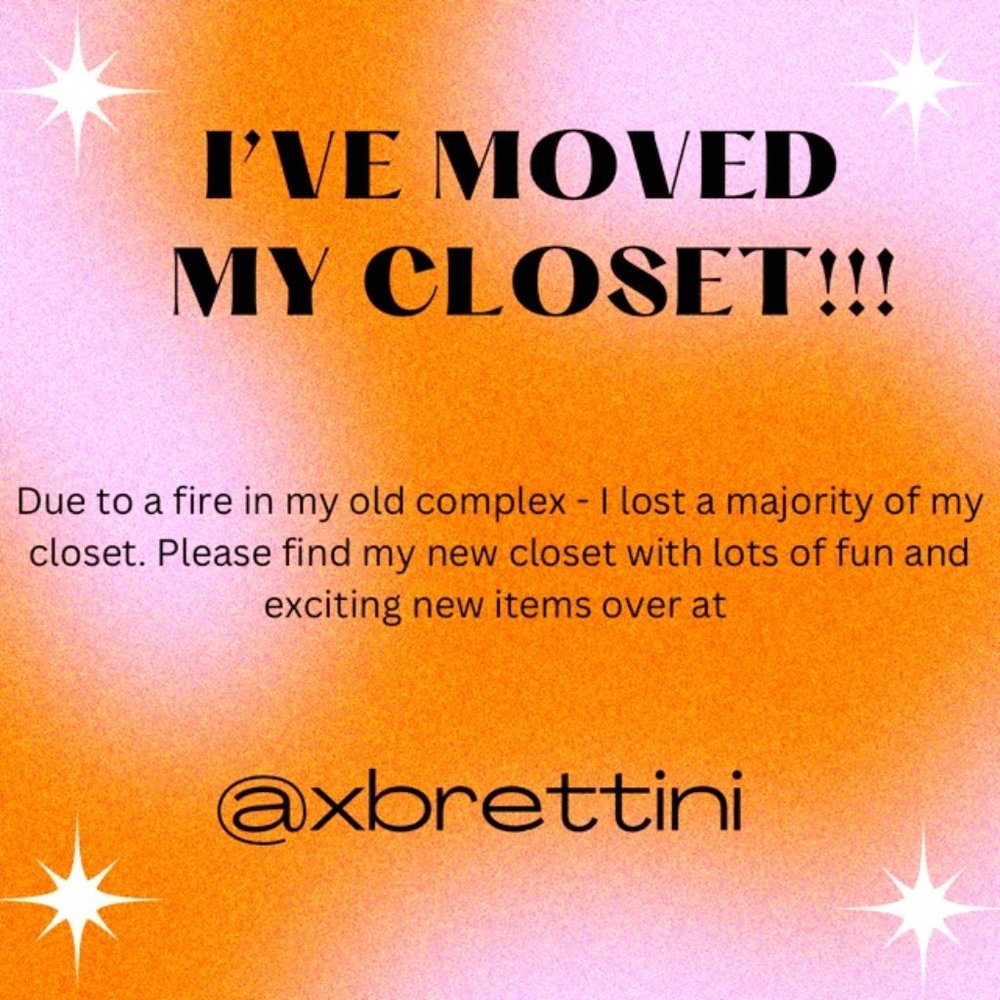 I'VE MOVED MY CLOSET!!!